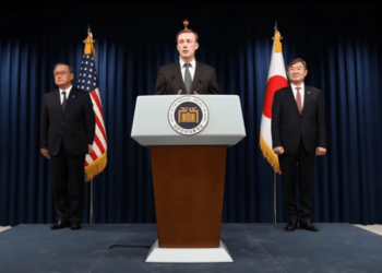 EEUU, Japón y Corea del Sur expresaron su rechazo al programa nuclear de Kim Jong-un y su alianza con Rusia