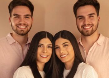 ¿Besos cruzados?, son parejas de gemelos “idénticos” y causaron furor en redes por revelar un detalle de la intimidad