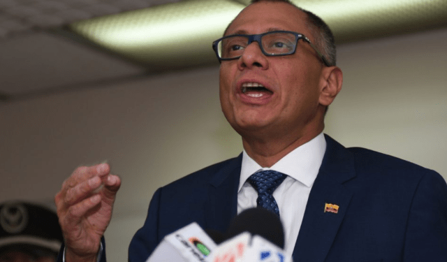 Dictaron prisión preventiva contra exvicepresidente ecuatoriano acogido en la Embajada de México