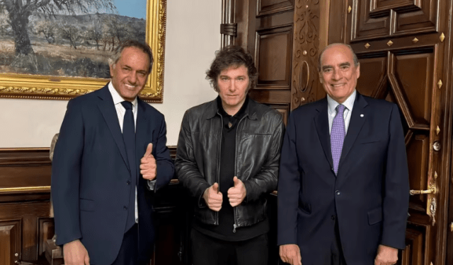Javier Milei incorporó a su gobierno al exvicepresidente peronista Daniel Scioli