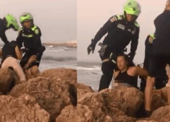 VIDEO: Venezolanas se fueron a los puños y protagonizaron fuerte riña en playa de Cartagena