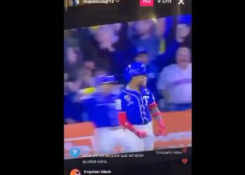La efusiva reacción EN VIVO de Ronald Acuña Jr. al “perreo” de Maikel García a Cardenales (VIDEO)