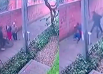 Brutal golpiza: adulto mayor de 81 años y su enfermera fueron atacados en Bogotá por ciclista que no soportó reclamo