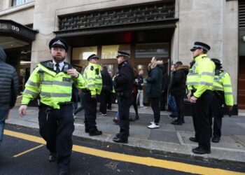 Se elevan a diez los detenidos en una marcha pro Palestina en Londres