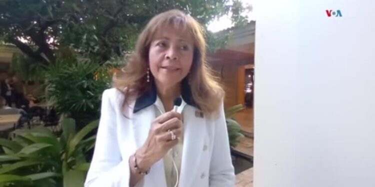 Marina Murillo, candidata a la presidencia de El Salvador