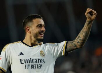 Joselu devolvió a la cima a Real Madrid tras conquistar el Coliseum
