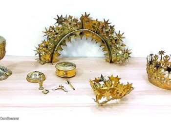 Detienen a delincuente que robó la corona de la Virgen en la iglesia La Milagrosa en Maracaibo