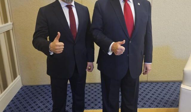 Abascal se reunió con Trump durante la gran convención conservadora en EEUU