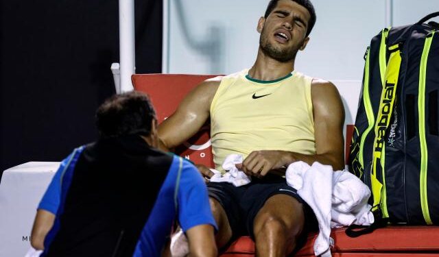 Alcaraz participará en Indian Wells pese a su lesión en el Abierto de Río