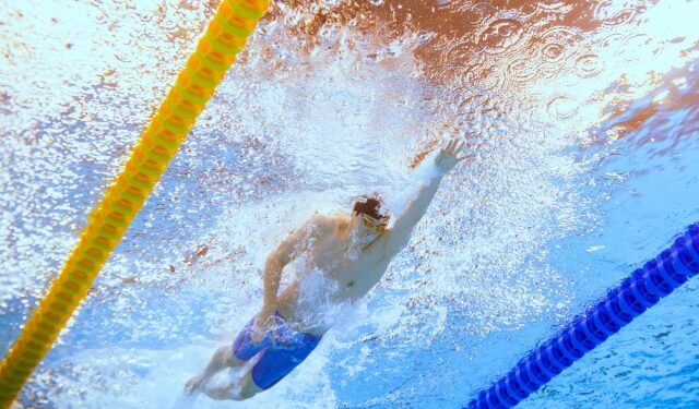 Nadador chino Pan Zhanle batió récord del mundo de los 100 metros estilo libre