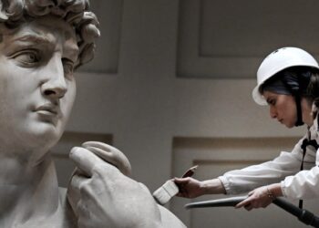 Impactantes FOTOS de la “sesión de spa” para el David de Miguel Ángel en Florencia