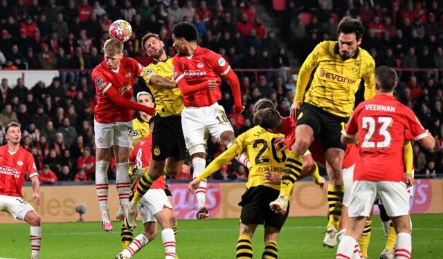 PSV y Borussia Dortmund decidirán el pase en la vuelta tras partido igualado