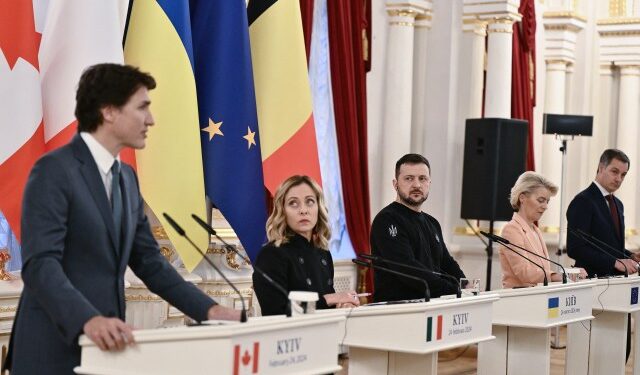 El G7 se compromete a seguir ayudando a la defensa de Ucrania e imponer sanciones a Rusia