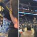 El tiro imposible a más de 40 metros de Stephen Curry durante un calentamiento que causó sorpresa en la NBA (VIDEO)