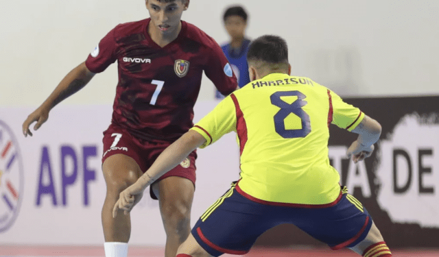 Colombia venció a una aguerrida Venezuela en la Copa América de futsal