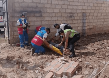 Albañil venezolano cayó al vacío por no usar arnés de seguridad mientras trabajaba en Perú