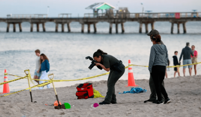 Niña murió luego de que la arena se la tragara sin previo aviso en una playa de Florida