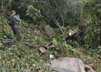 Hallaron helicóptero Black Hawk de la policía colombiana que se accidentó en Antioquia