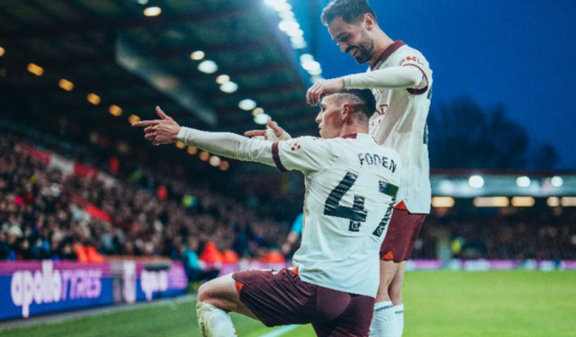 Phil Foden salvó un mal día del Manchester City en Bournemouth