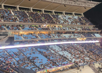 Estadio Monumental Simón Bolívar se quedó a medias en el concierto de Maluma