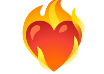 Qué significa el emoji de corazón con llamas y a quiénes se puede enviar