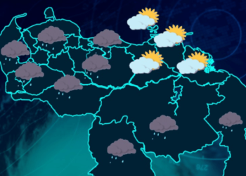 Inameh prevé nubosidad y lluvias en gran parte de Venezuela este #10Feb