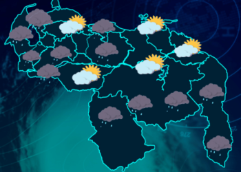 Inameh prevé nubosidad en varios estados de Venezuela este #7Feb