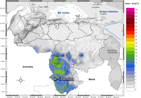 Inameh prevé cielo despejado y bajas probabilidades de lluvias en Venezuela este #15Feb