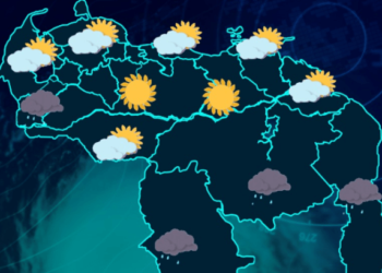 El estado del tiempo en Venezuela este #18Feb, según Inameh