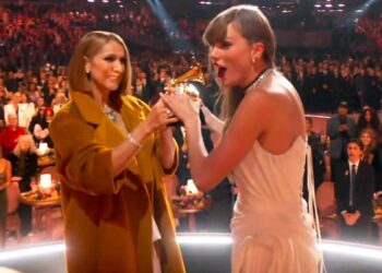 La verdad detrás del desaire de Taylor Swift a Celine Dion en el escenario de los Grammy