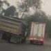 Se creyeron Toretto: conductores de vehículos de carga pesada se enfrentaron en Bogotá (Video)