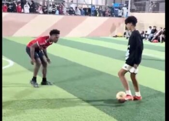 Cristiano Ronaldo Jr. humilló a influencer durante un partido en Arabia Saudita (Video)