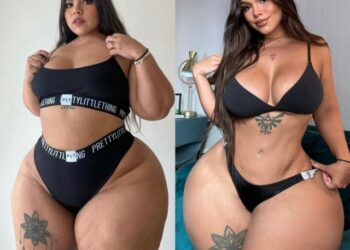 FOTOS del “antes y después” de Gracie Bon, la modelo con las curvas más voluptuosas de las redes