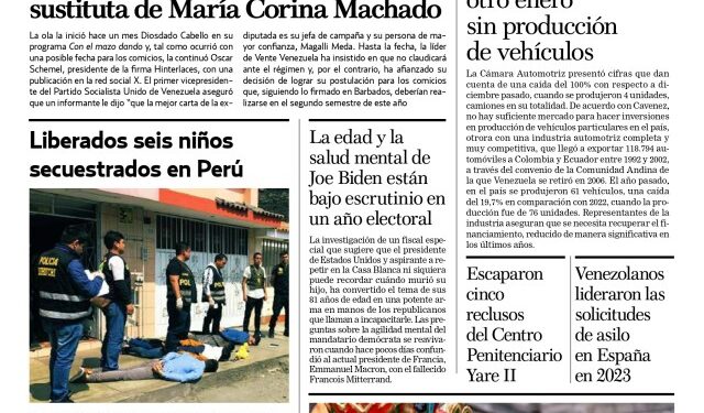 Portadas de este sábado 10 de febrero de 2024