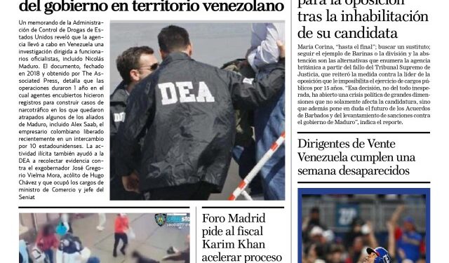 Portadas de este sábado 3 de febrero de 2024