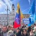 EN IMÁGENES: miles de venezolanos se concentraron en Madrid en apoyo a María Corina Machado este #4Feb