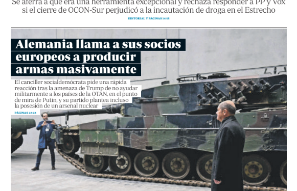 Portadas de la prensa internacional de este miércoles 14 de febrero de 2024