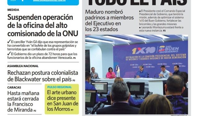 Portadas de este viernes 16 de febrero de 2024