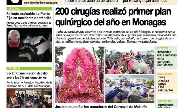 Portadas de este domingo 18 de febrero de 2024