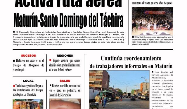 Portadas de este lunes 19 de febrero de 2024