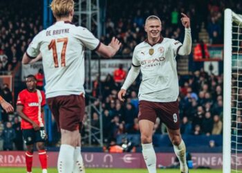 Manchester City aplastó al Luton Town con cinco goles de Haaland en la Copa de Inglaterra