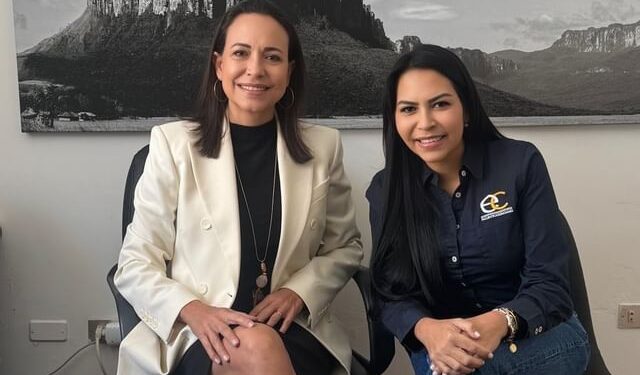 Delsa Solórzano reiteró que trabaja junto a María Corina Machado para recuperar la libertad