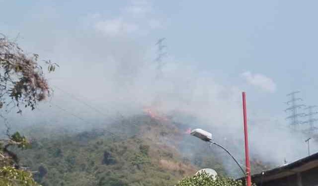 Incendio forestal se registró en El Ávila a la altura de Maripérez este #19Feb (Imágenes)