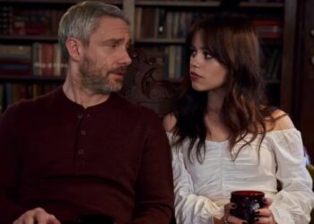 Las escandalosas escenas sexuales entre Jenna Ortega y Martin Freeman que causan indignación en redes
