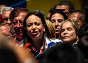 María Corina Machado rechaza convocatoria de Jorge Rodríguez para elaborar cronograma electoral