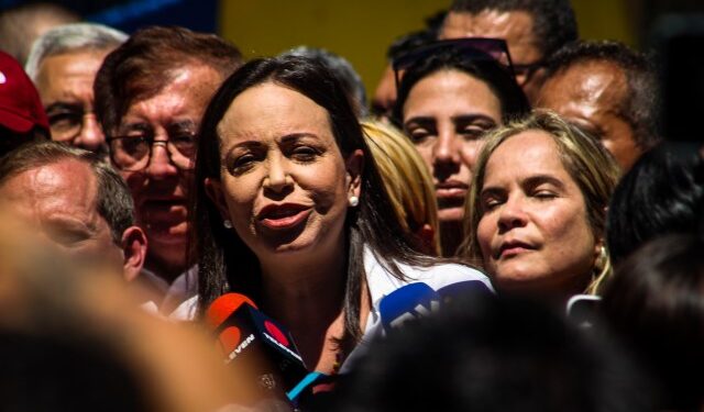 María Corina Machado rechaza convocatoria de Jorge Rodríguez para elaborar cronograma electoral