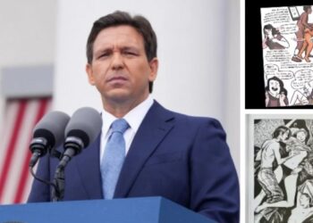 DeSantis expuso en VIDEO escandalosos libros con pornografía explícita usados en escuelas de Florida