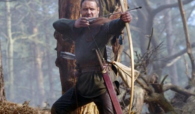 Russell Crowe sufrió una doble fractura en el set de “Robin Hood”, pero se dio cuenta 10 años después