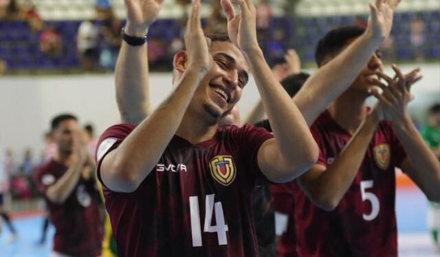 La Vinotinto terminó tercera en la Copa América de Futsal tras golear a Paraguay (Fotos)