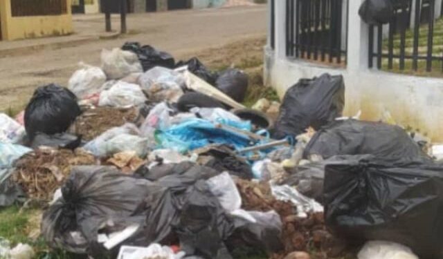 Vecinos de Valle de la Pascua viven entre basura por trabajos inconclusos del chavismo